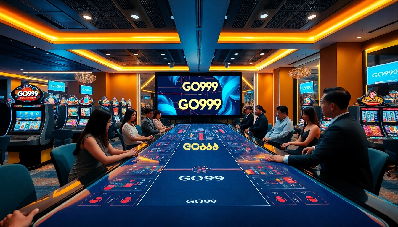 Experience the excitement of nhà cái go99 with vibrant online casino games and live dealers.