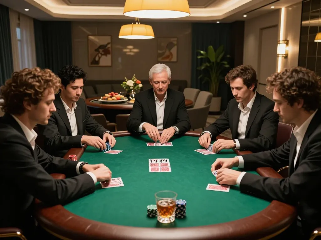 Experience thrilling gameplay at qq88 with intense poker action in a luxurious gaming room