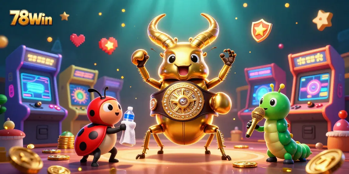 Immerse in the vibrant 78Win casino universe with illuminated characters, game elements, and captivating atmosphere.