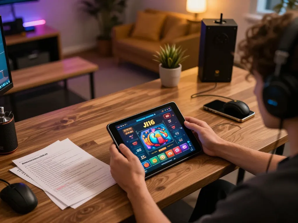 Engaging in online casino gameplay on https://jl16-games.org/, highlighting strategy and user-friendly interface.