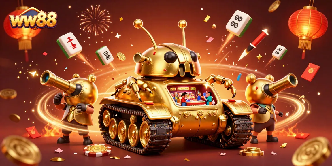 Experience thrilling bets with ww88 in a vibrant casino-themed 3D illustration full of excitement.