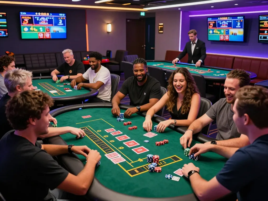 Experience top-tier gaming at https://sc88.casino/ with vibrant players enjoying casino games and engaging atmosphere.