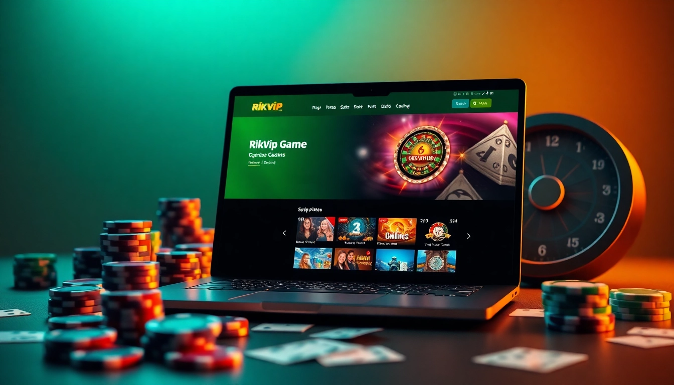 Exciting rikvip online casino experience with vibrant game interface and dynamic elements.