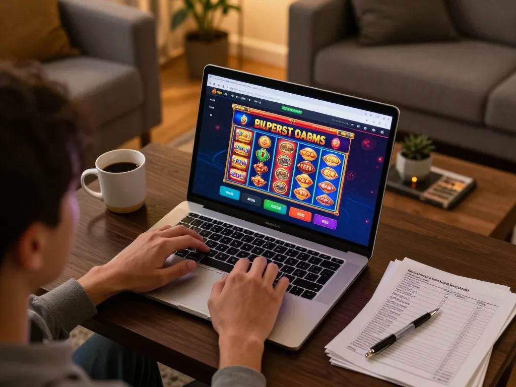 Player enjoying online gaming experience on 33win3 mobile app while tracking bets
