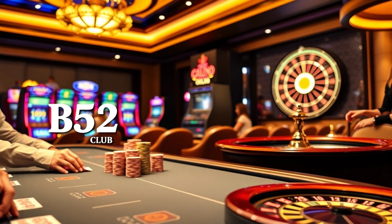 Experience high-stakes action at B52 Club with vibrant casino games and exciting atmosphere.
