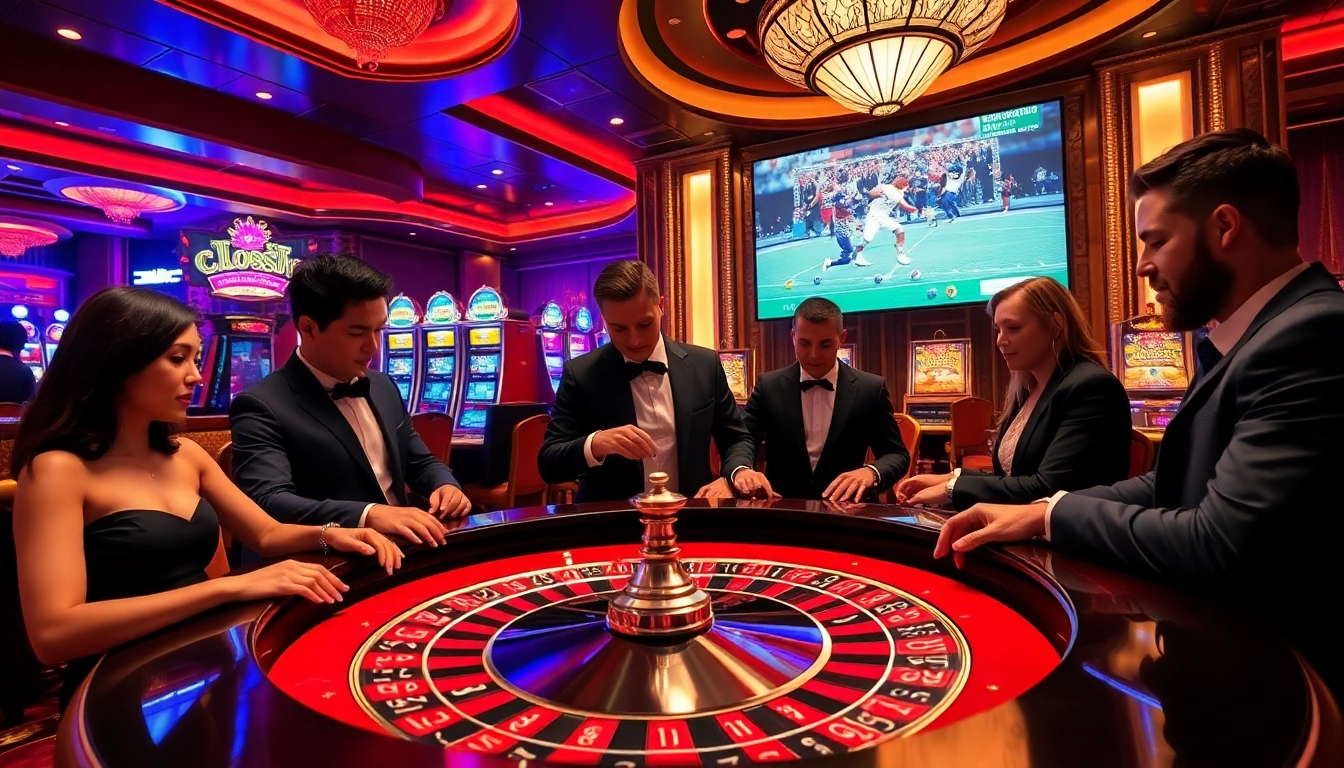 Watch live sports events like ดูบอลสด while immersing in an upscale casino atmosphere.