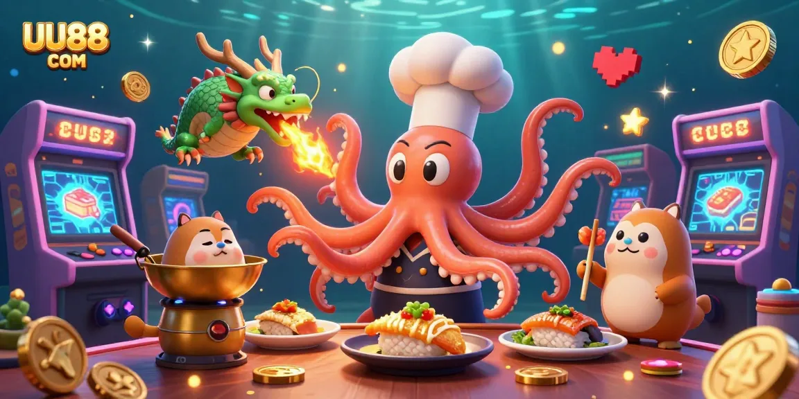 Engage with thrilling casino action at UU88 COM featuring vibrant characters and game elements.