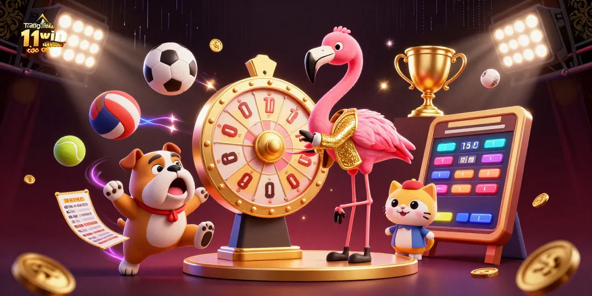 Experience the excitement of Trang chủ 11win cá cược casino with a game show host and sports elements.