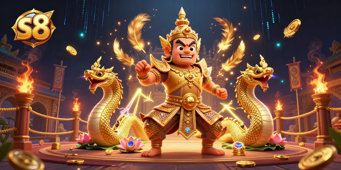 S8 offers thrilling gaming action featuring vibrant characters, dynamic casino elements, and golden treasures.