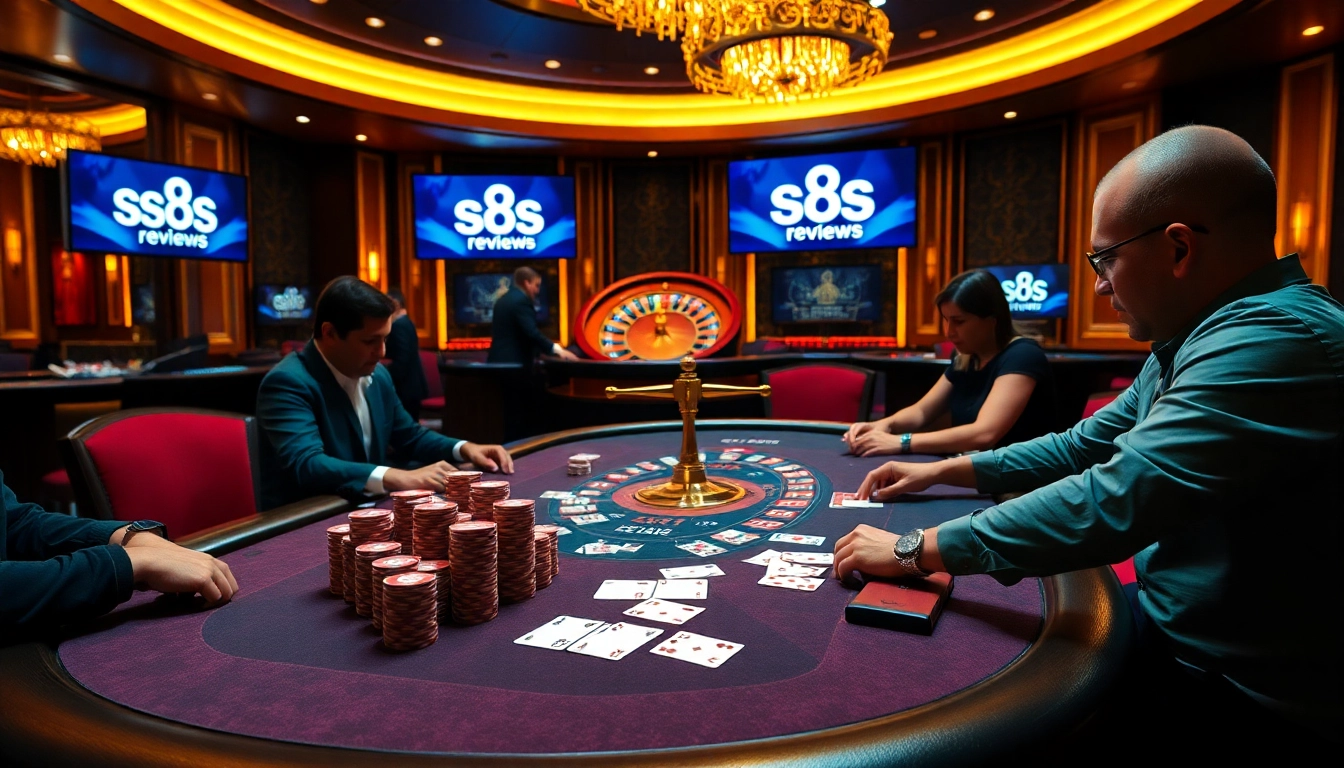Engage in high-stakes poker strategy at https://s8s.reviews/ with exciting gameplay and vibrant casino ambiance.