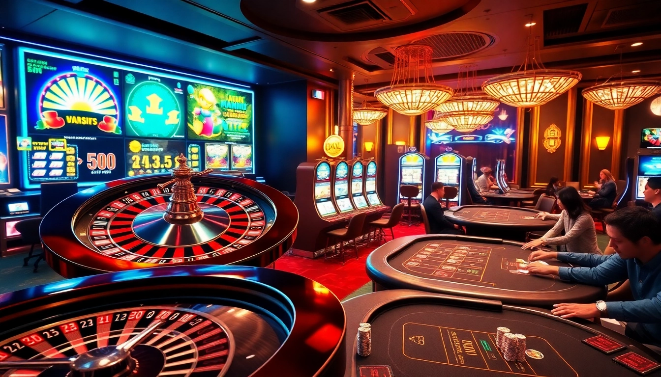 Visually stunning online casino interface showcasing trang chủ 789p with exciting game elements and vibrant action.