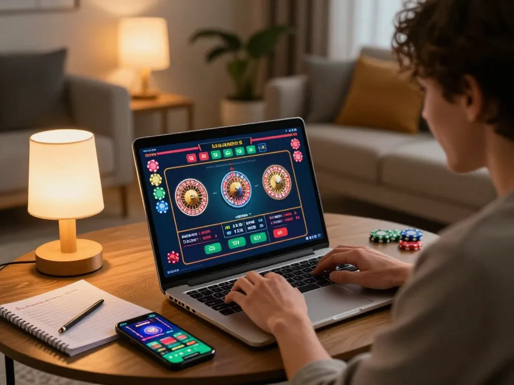 Engaging online gaming experience at nhà cái TG88 with roulette action and cozy atmosphere