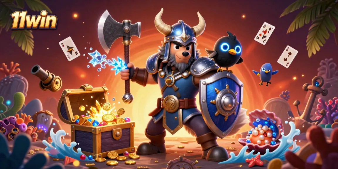 Engage with thrilling fun at 11win, where Viking warriors meet underwater treasures!