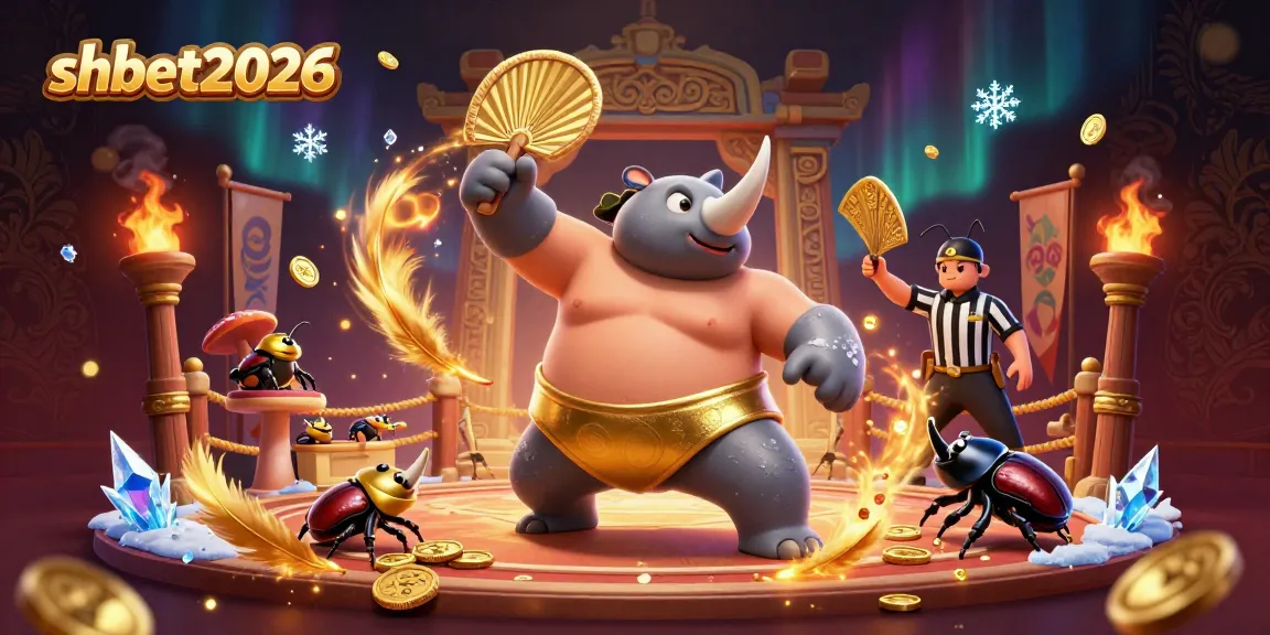 Experience the thrill of betting with shbet2026 at this vibrant cartoon arena featuring dynamic characters.