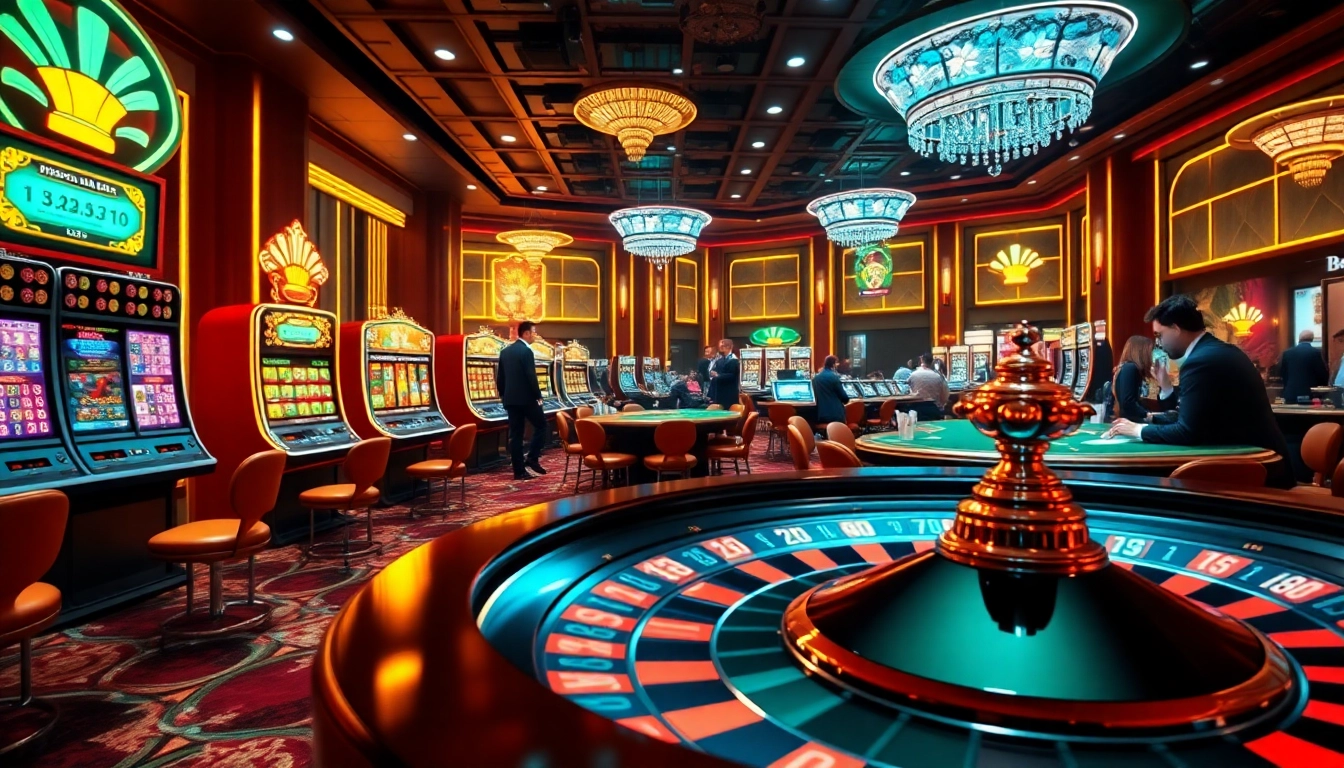 Experience the excitement of gk888 with players engaging in thrilling casino games.