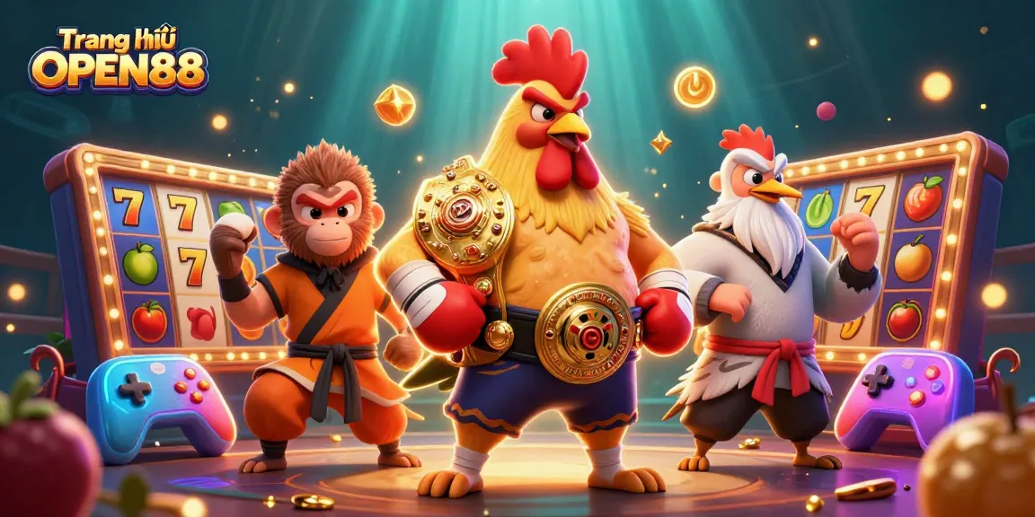 Engage in thrilling gameplay at Trang chủ OPEN88 with vibrant slot machines and dynamic characters