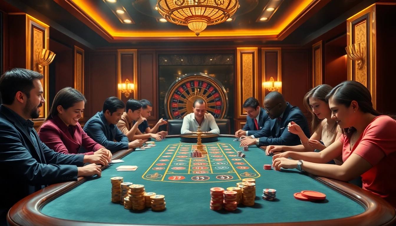 Exciting poker action at nhà cái 89bet casino table with vibrant chips and cards.