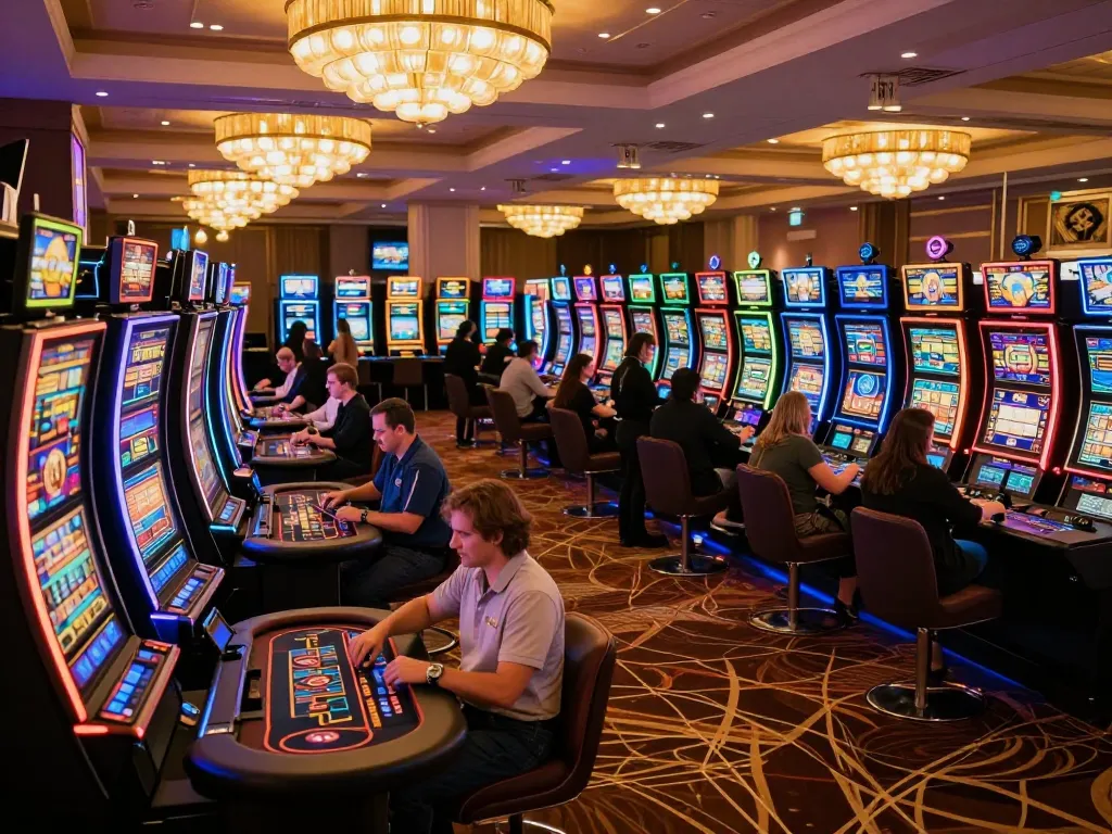 Experience gaming excitement at https://f168biz.com/ with vibrant slot machines and active players.