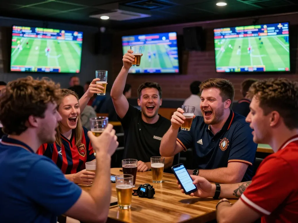Engage in thrilling betting strategies with go8 at a lively sports bar.