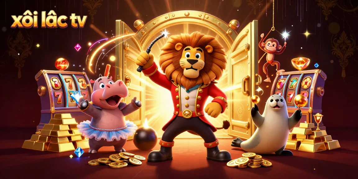 Xôi lạc tv immerses audiences in rich slot gaming featuring dynamic characters and vibrant treasure elements.