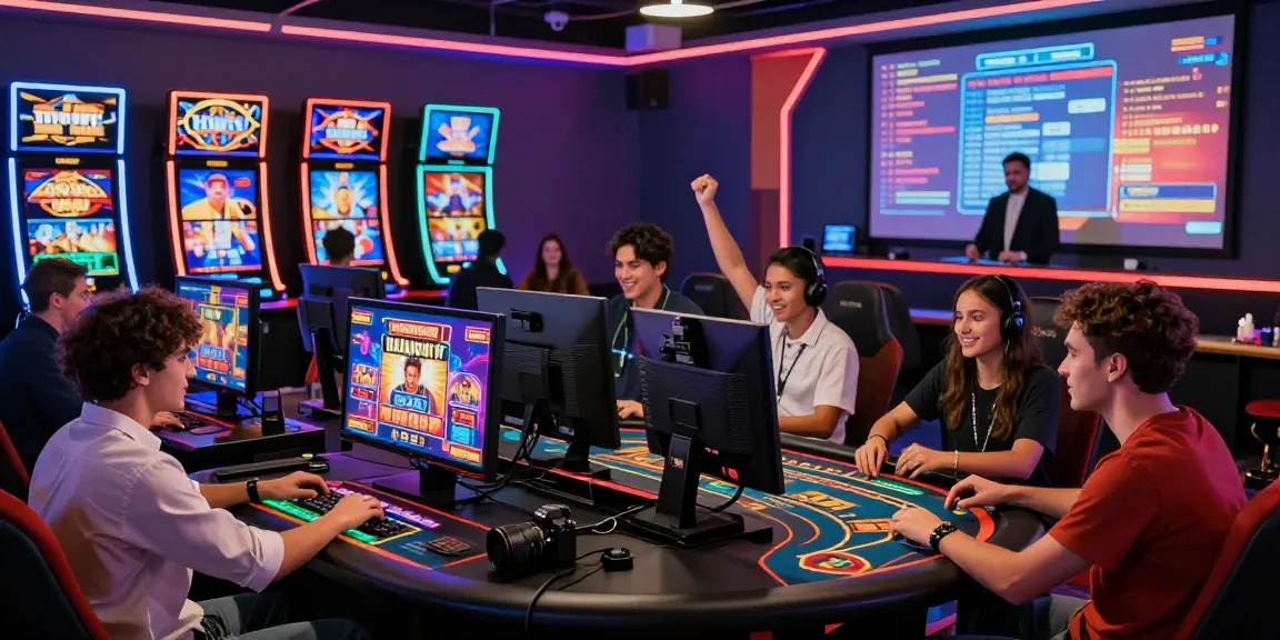 Exciting online gaming scene at Https://cm88z.com.co/ showcasing diverse players engaging in thrilling virtual casino games.