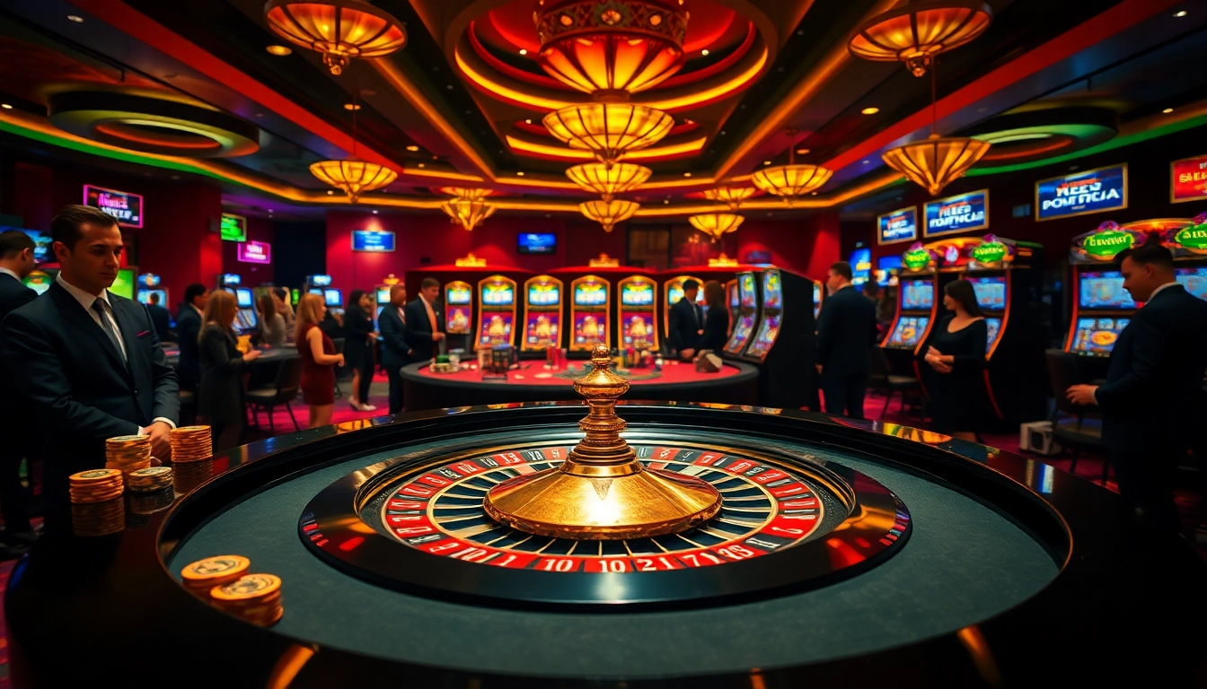 Experience the thrill of winning at https://www.bdtk1.app/ with a vibrant casino scene featuring roulette and poker.