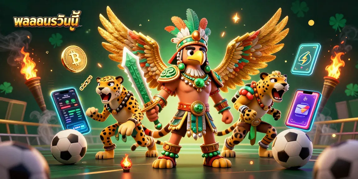 Watch the exciting results of ผลบอลวันนี้ with vivid 3D characters and dynamic sports elements.
