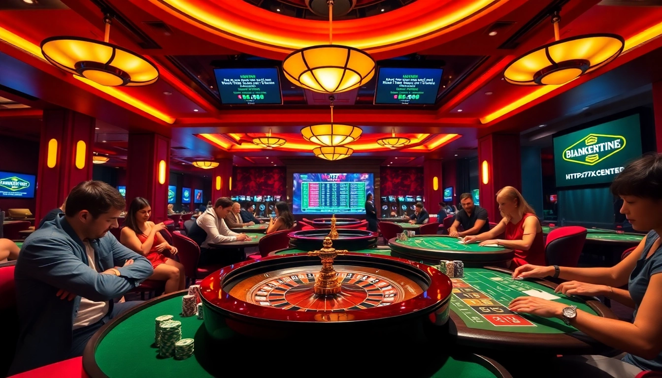 Experience excitement at the casino with players engaged at the table, highlighting https://777x.center/ opportunities.