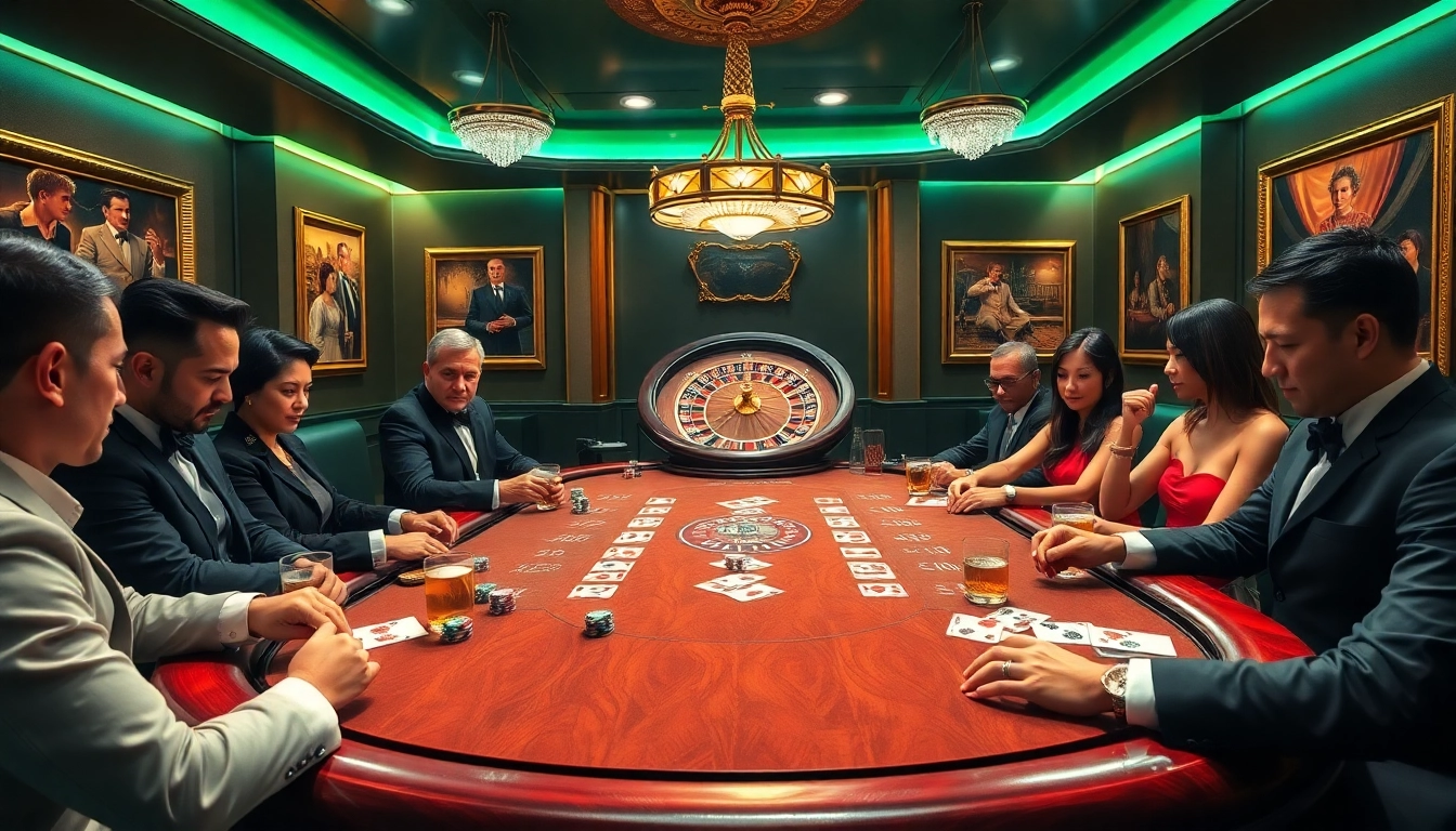 Experience the excitement of the trang chủ tt88 poker game with stylish players and luxury elements.
