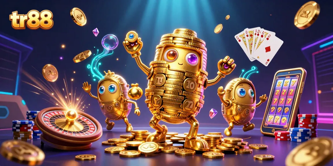 Engage with tr88’s premium casino experience featuring golden golem, dazzling gems, and rich gaming elements.