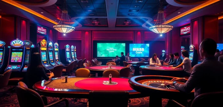 Experience high-stakes betting at rr88com with vibrant casino tables and engaging gameplay.