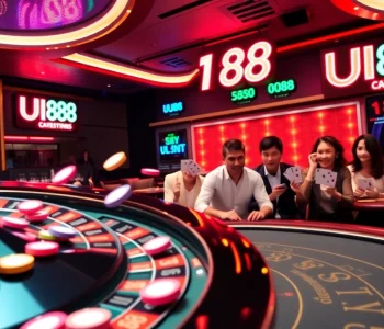 Experience thrilling gameplay at UU88 with vibrant casino elements and high-stakes excitement.