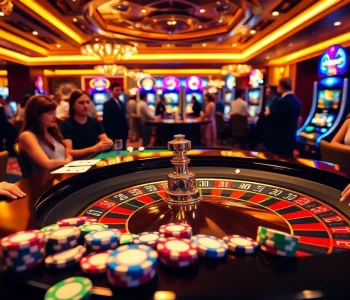 Experience thrilling gameplay at https://s8889.in.net/ with poker chips and vibrant casino atmosphere.