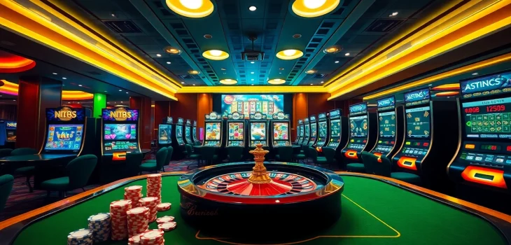 Experience thrilling online gaming at https://nk88s.net/ with vibrant casino tables and engaging slot machines.