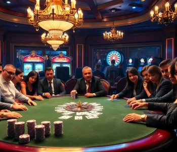 Experience the thrill of betting with febet com at a luxurious casino table, complete with cards and chips.