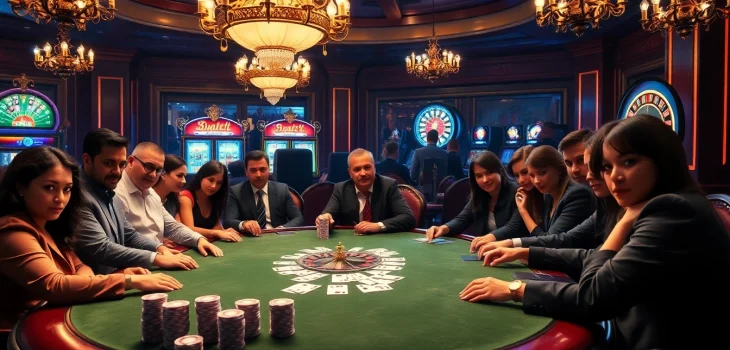 Experience the thrill of betting with febet com at a luxurious casino table, complete with cards and chips.